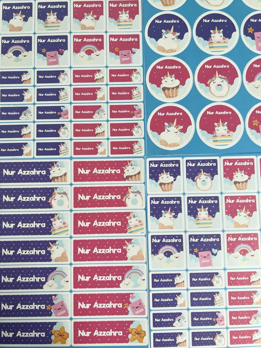 Name Label Stickers - Little Donutty