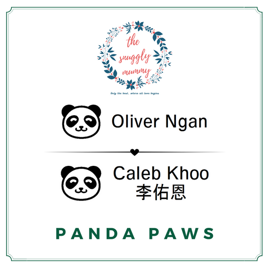 Personalized Name Stamp - Panda Paws