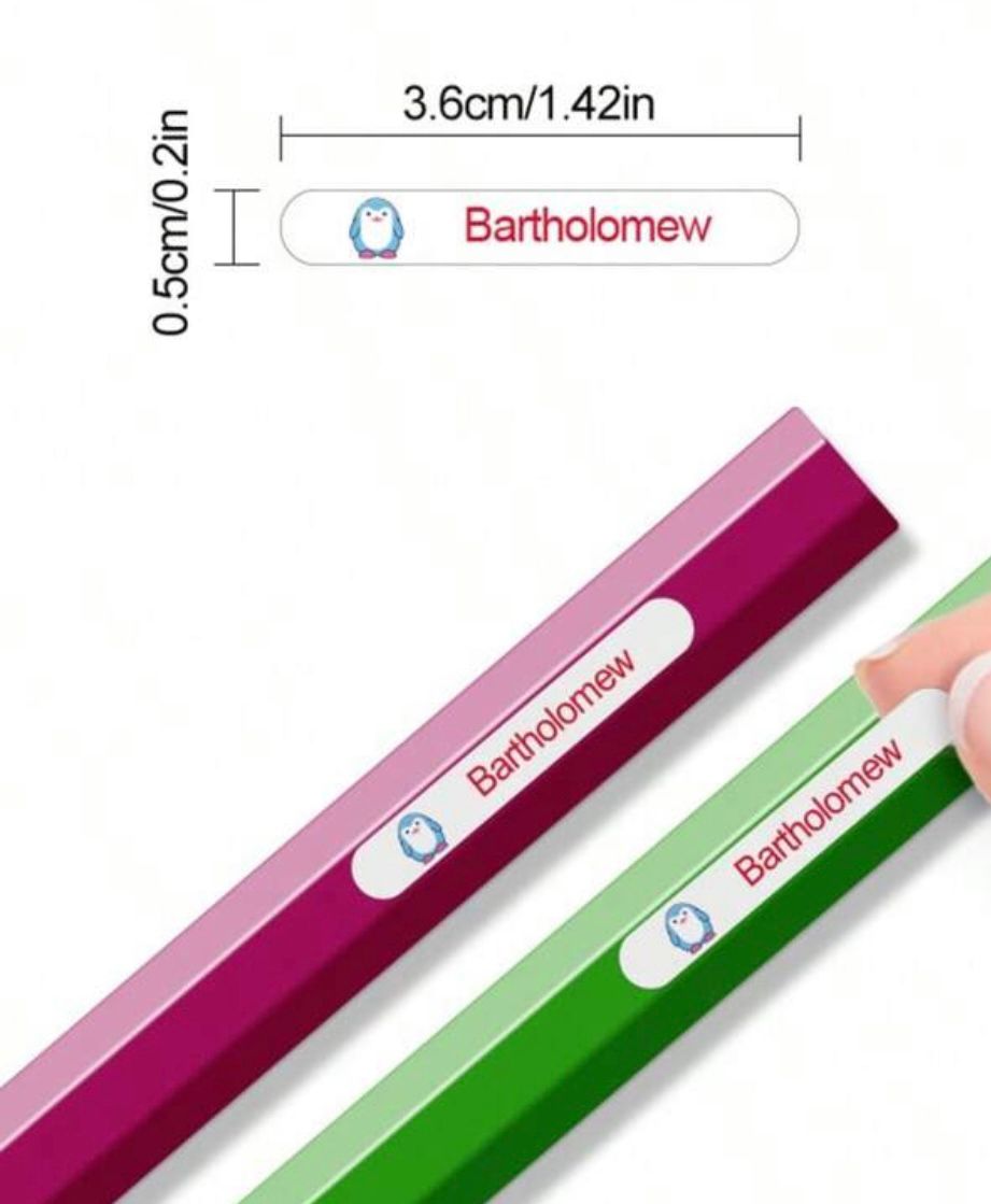 Stationery Name Labels - Lilac Dreams